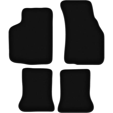 BASIC zwarte veloursmatten voor: Volkswagen Golf I cabrio (1979-1993)