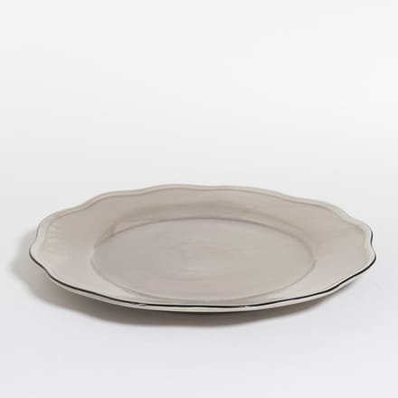 The Table Amsterdam Attic Onderbord - Ø 30 cm - Oyster - Taupe