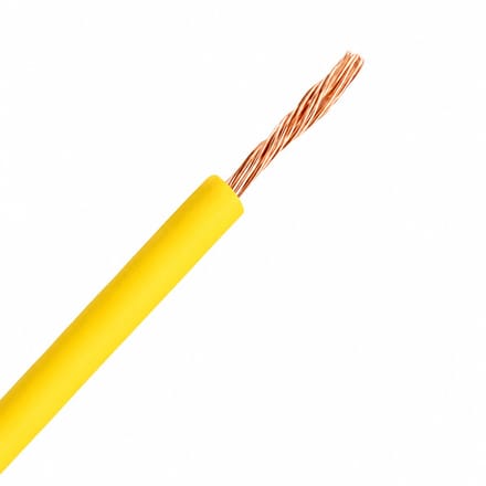 Draad VDS 12V 1,5mm2 div. kleuren per 5m - geel