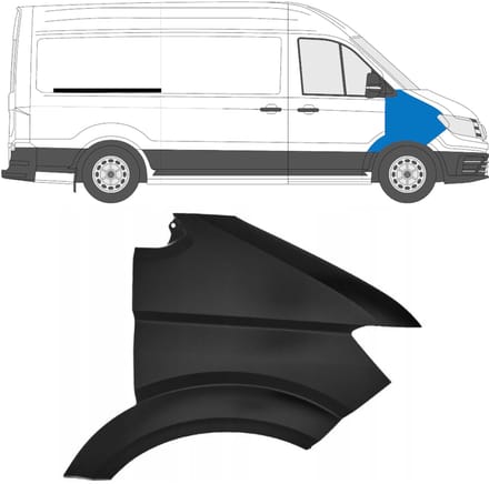 Voorste spatbord voor Volkswagen Crafter 2017- / Rechts