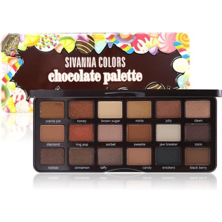 SIVANNA COLORS Chocolate Palette 26 g. - HF7006 26 g. black