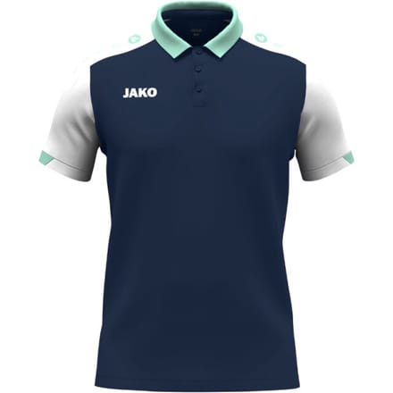Jako Dynamic Polo Kinderen - Marine / Wit / Munt | Maat: 140