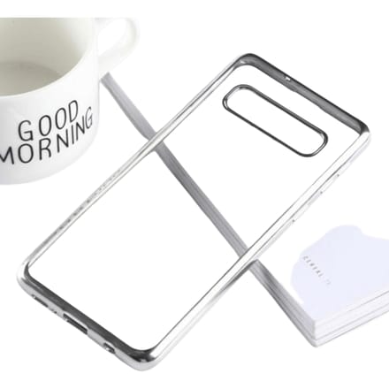 Comfycase Samsung Galaxy S10 Electra Hoesje Zilver