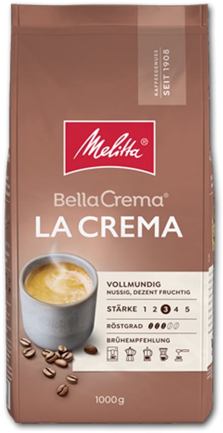 Melitta BellaCrema La Crema 8 x 1kg koffiebonen