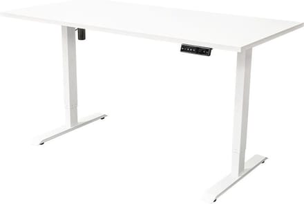 IVOL Elektrisch verstelbaar bureau 180x80 cm Single motor - Wit