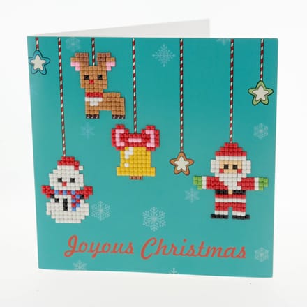 Diamond Painting Joyous Christmas kerstkaart