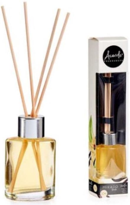 Acorde Geurverspreider Mikado Vanille 30 Ml Geel 6-delig