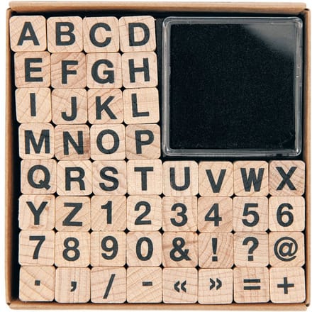 Stempelset "ABC & Nummers"