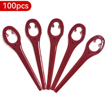 100 stuks plastic bladen tuin tuin tuin grasmaaier grasmaaier plastic bladen