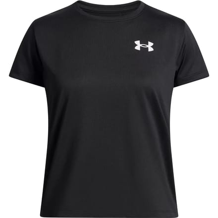 Under Armour UA Tech SSC-BLK Meisjes Sportshirt - Zwart - Wit