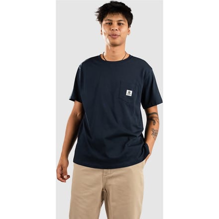 Element Basic Pocket Label T-Shirt blauw