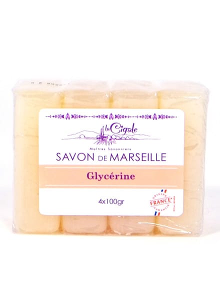 La Cigale - Zeeptablet - Marseille Zeep - Glycerine - 4x100g