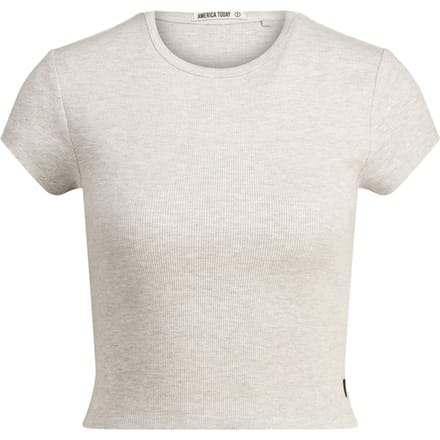 America Today Ensley Light Grey Melange Größe: L | Hemden Outlet | Damen | Grau