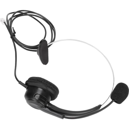 Telefoonheadset RJ9-oortelefoon met 330 graden verstelbare microfoon voor thuis en callcenterkantoor
