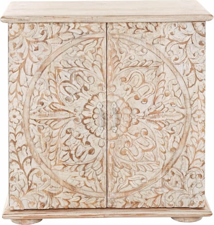 Salim Dressoir met 2 Deuren - Massief Mangohout - 75 x 40 x 75 cm