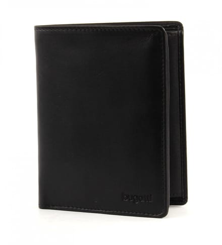 Bugatti Primo Portemonnee Leer 10 cm - Jongens - Staand formaat - schwarz