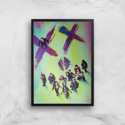 DC Suicide Squad Giclee Art Print - A2 - Black Frame