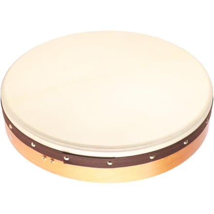 Handtrommel 18 Inch Super Groot Stevig Duurzaam Iers Schapenvacht Slag Muziek Speel Instrument white