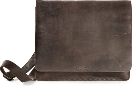 HAROLD'S Leren business tas schoudertas Antic Messengerbag Taupe