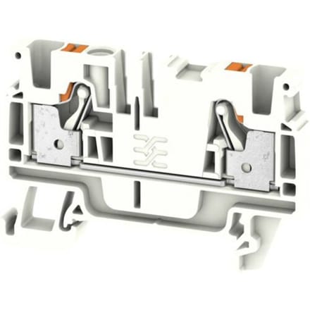 Weidmüller 2051290000 Doorgangsklem 6.1 mm Spanveer Wit 100 stuk(s)