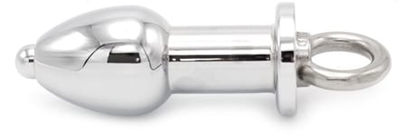 Kiotos - Holle Buttplug Van RVS Met afsluitschroef - Small