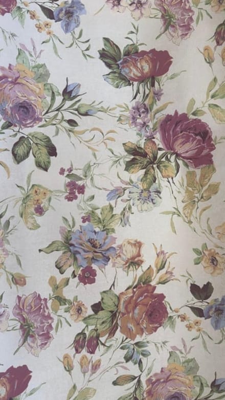 Dubbelbreed bloemen behang 105605