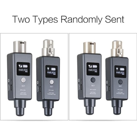 1 Paar Microfoon Draadloos Systeem Microfoon Draadloos Zendersysteem UHF DSP Zender & Ontvanger Mic/Line Twee Modussen zwart
