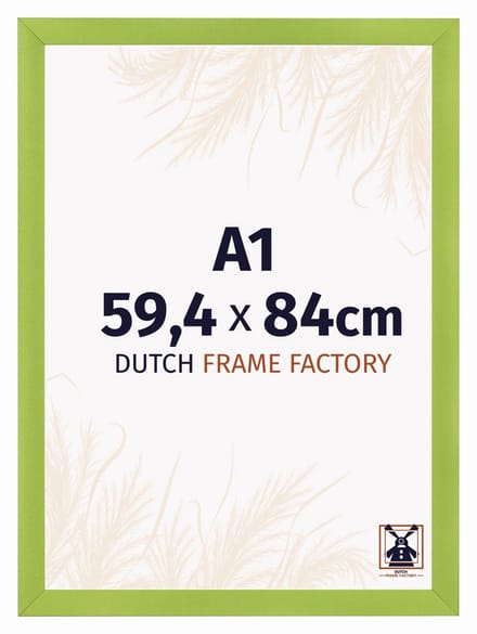 Fotolijst A1 59,4x84 cm - MDF - Groen - Praag