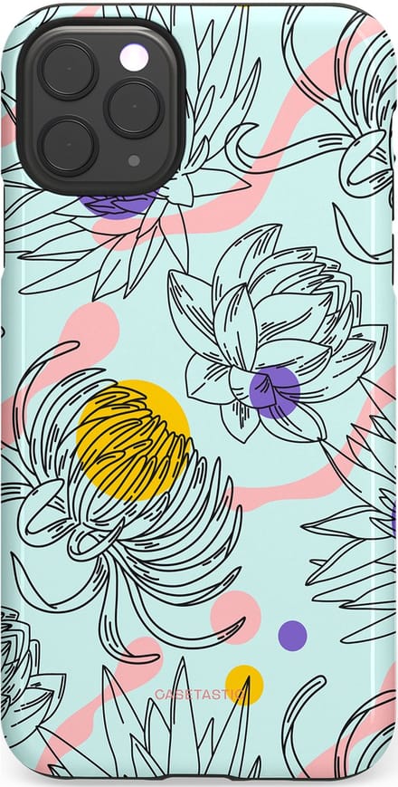Casetastic Hoesje Geschikt voor Apple iPhone 11 Pro Max - Stijlvolle Beschermende Duo-layer Case - Wildschets