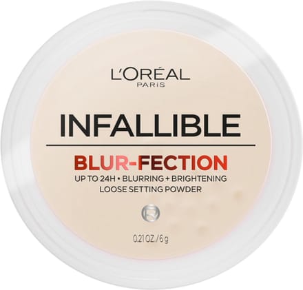 L'Oreal Paris Infallible Blur-fection 24HR Longwear Loose Setting Powder 20 Translucent Light