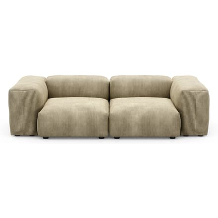 vetsak Small 2-zitsbank - Cord Velours kaki