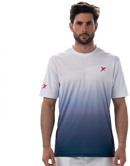 Drop Shot Caluca T-shirt Met Korte Mouwen Wit S Man