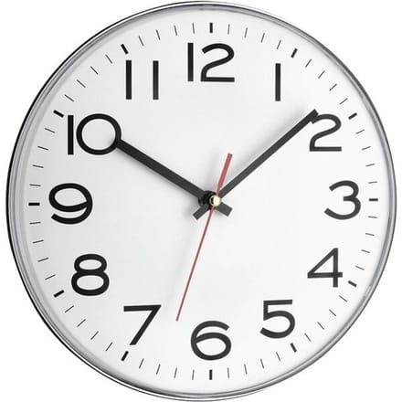 Wandklok 60.3017 zilver 280 mm