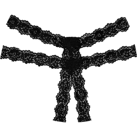 Southern Rhapsody Panty zonder kruis - Zwart