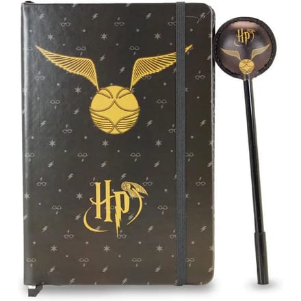 Harry Potter - Notebook with Pen - Gift Set - Golden Wings - 100 pagina's