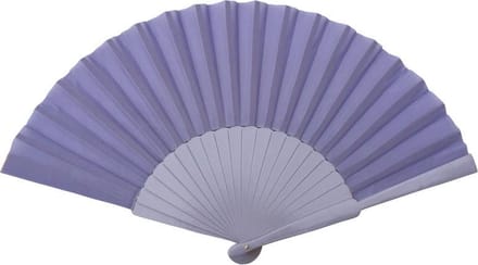 Spaanse flamenco waaier XL - paars - bij jurk