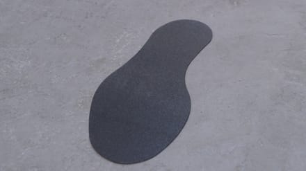 Voetstap Links - Groen 100 x 300 mm Vlak