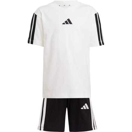 adidas Sportswear Essentials T-shirt Set Kids - Kinderen - Wit