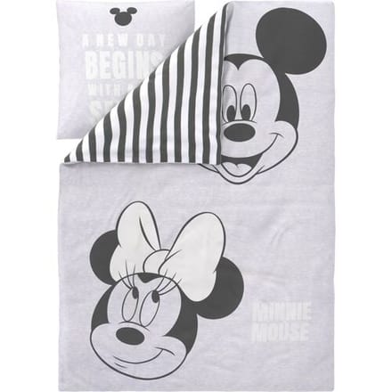 Lidl Kinder dekbedovertrek 140 x 200 cm - Disney (Grijs)