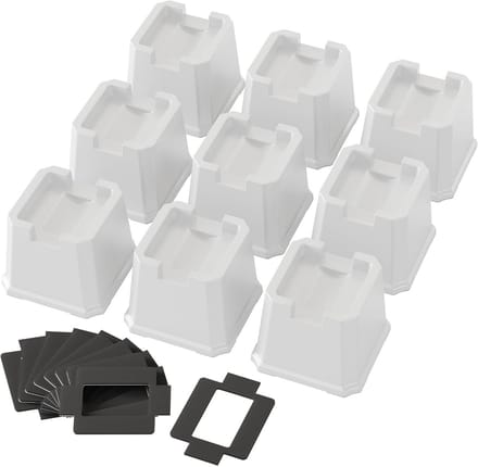 3 Inch Heavy Duty Bedverhogers voor Meubels - Set van 9