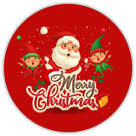 TopWosk - Kerststickers - 5 cm - 20 Stuks - Voor Kaarsen