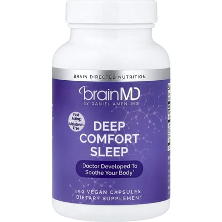BrainMD, Sommeil Profond Confort, 90 Capsules Végétales