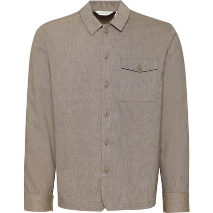 Lange mouw overshirt van gemengde linnen Casual Friday Augusto 0066