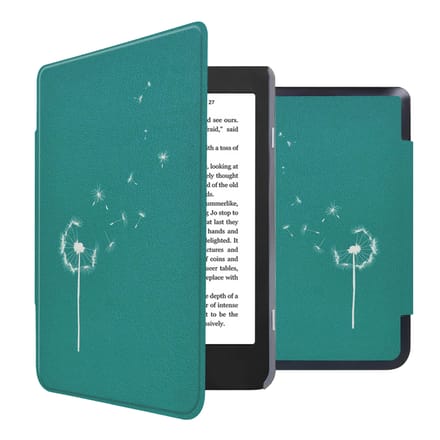 imoshion Design Slim Hard Case Bookcase voor de Kobo Nia - Green Dandelion