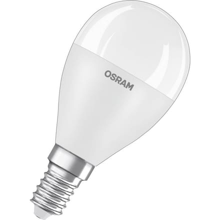 OSRAM LED Classic Star, druppel, mat, E14, 7,5 W, 4.000 K
