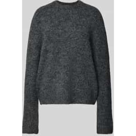 Oversized gebreide pullover met wol