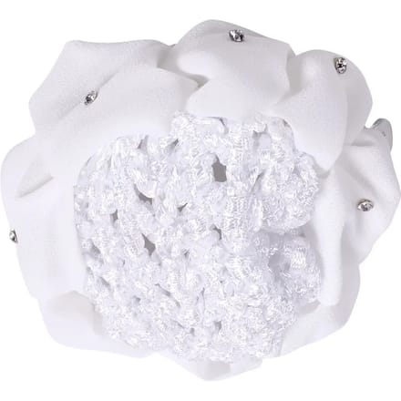 QHP Haarstrik Flower Wit - One size