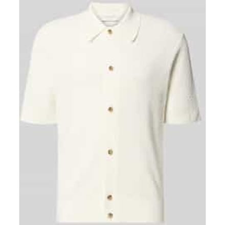 regular fit poloshirt met structuurpatroon model 'ARAAWEN'