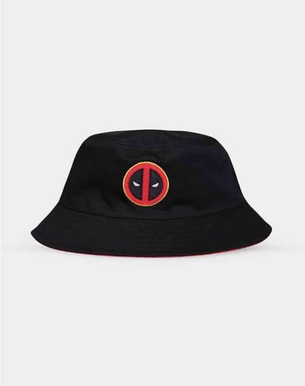 Marvel Deadpool Bucket hat / Vissershoed Reversable Zwart/Rood