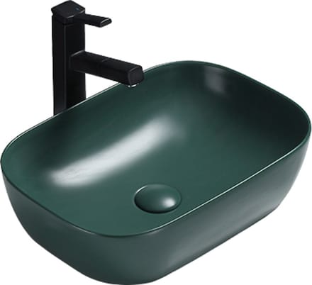 Mexen Rita opbouw wastafel 45 x 32 cm, donkergroen mat - 21084547